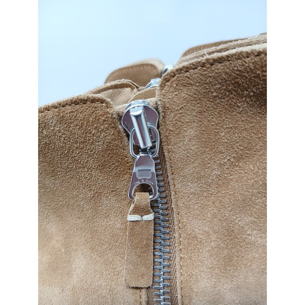 Rag & Bone Margot Suede Boots Shoes Tan Camel US 6 EU 36.5 - Picture 2 of 12